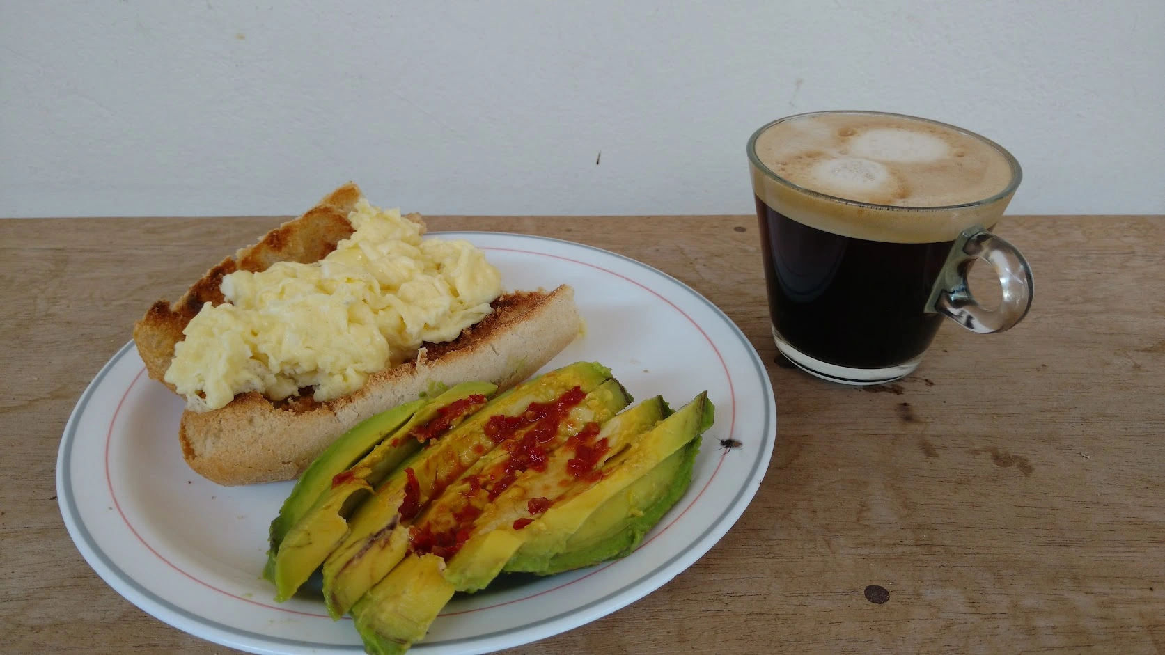 Avocats et oeufs